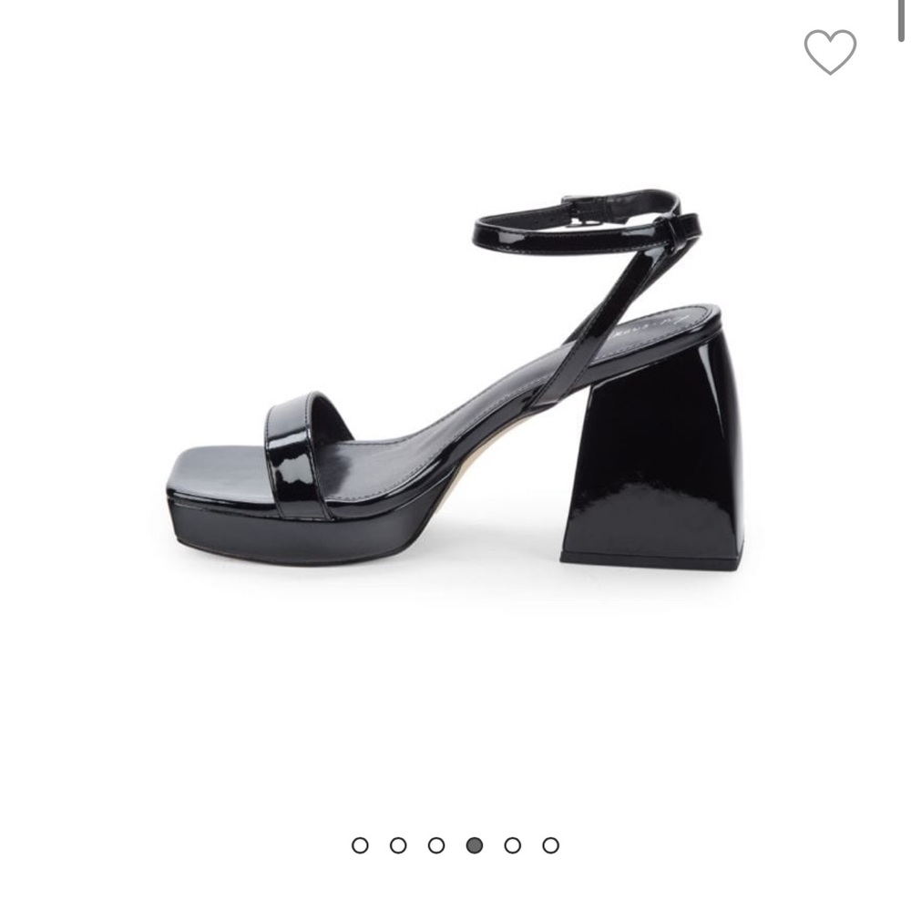 HOT DEAL 🔥Circus by Sam Edelman Black Patent Block Heel Sandal